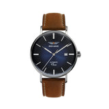 IRON ANNIE AUTOMATIC WATCH WITH DATE AND LEATHER STRAP 5958-3