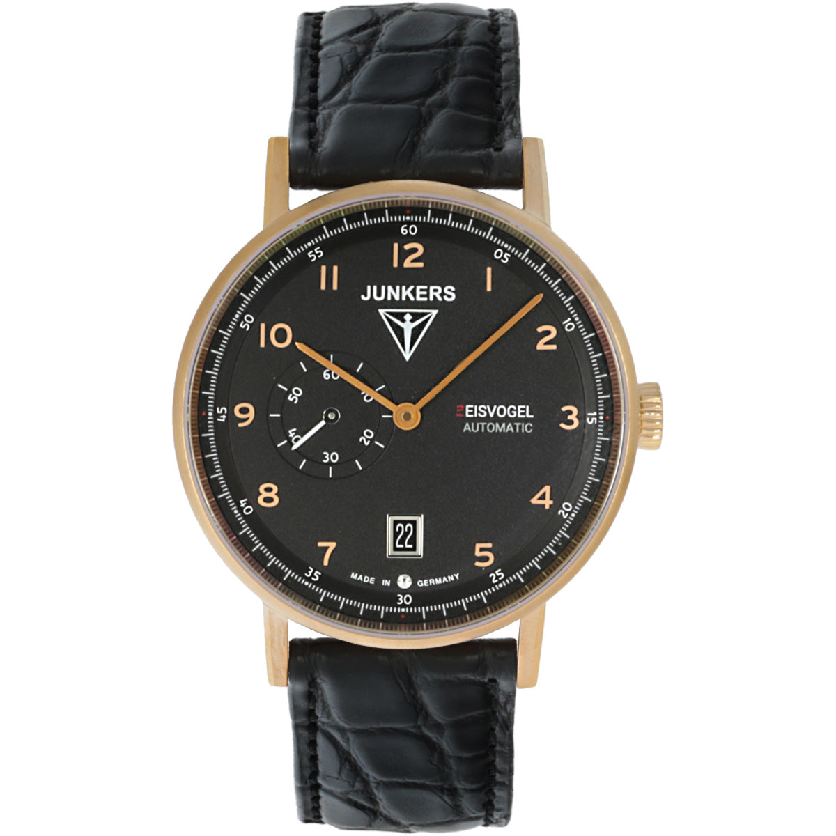 JUNKERS 6706-5 Eisvogel F13 Rose Gold - Red Army Watches Malaysia
