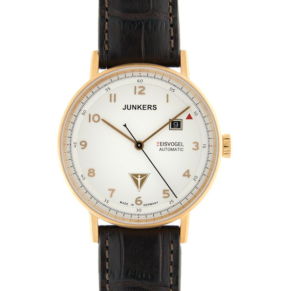 JUNKERS 6756-4 Eisvogel F13 Rose Gold - Red Army Watches Malaysia