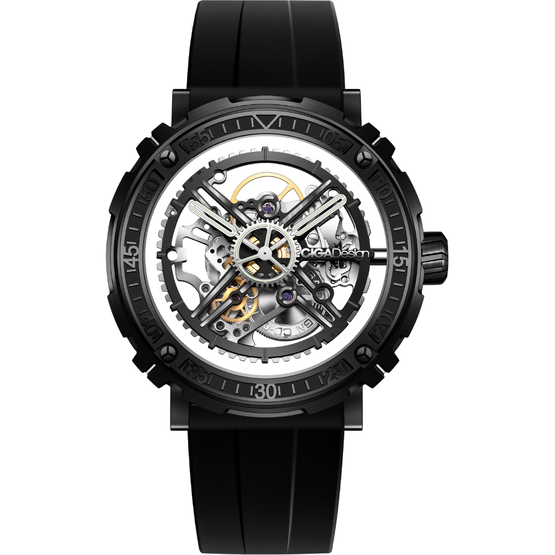 CIGA Design M-Series Magician DLC Titanium Manual - Red Army Watches 