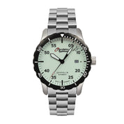 ZEPPELIN MEN'S AUTOMATIC WATCH WITH DATE AND METAL STRAP - Red Army Watches 