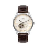 ZEPPELIN FLATLINE BEIGE DIAL WITH OPEN HEART AUTOMATIC 7364-5