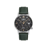 ZEPPELIN GRACE ANTHRACITE WITH DATE STEEL CASE QUARTZ 7441-2