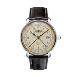 ZEPPELIN LZ126 LOS ANGELES BEIGE AUTOMATIC 7668-5
