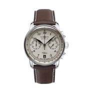 ZEPPELIN MEN'S QUARTZ CHRONOGRAPH WITH LEATHER STRAP - Red Army Watches 