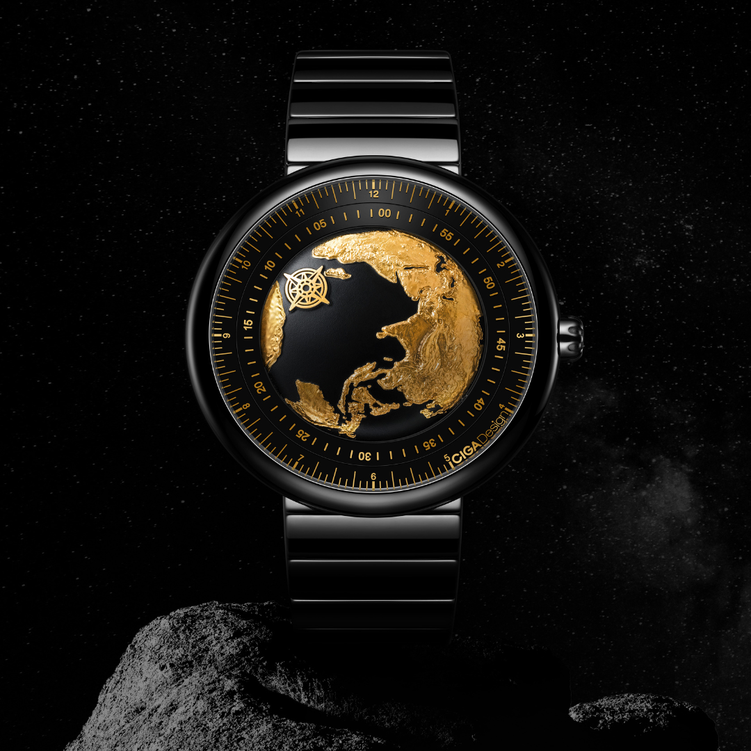 CIGA Design U-Series Blue Planet Mechanical Watch- Gliding Version - Red Army Watches 