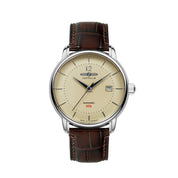 ZEPPELIN MEN'S AUTOMATIC WATCH WITH 60H POWER RESERVE AND LEATHER STRAP - Red Army Watches 