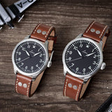 LACO PILOT WATCHES BASIC AUGSBURG 42 MM AUTOMATIC - Red Army Watches 