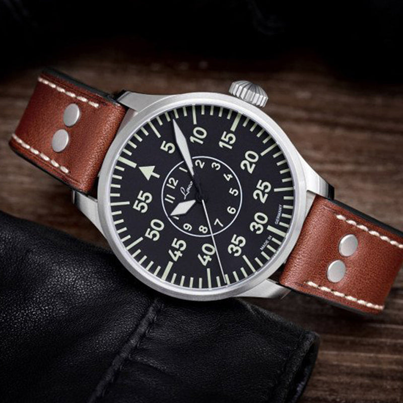 LACO PILOT WATCHES BASIC AACHEN 42 MM AUTOMATIC - Red Army Watches 