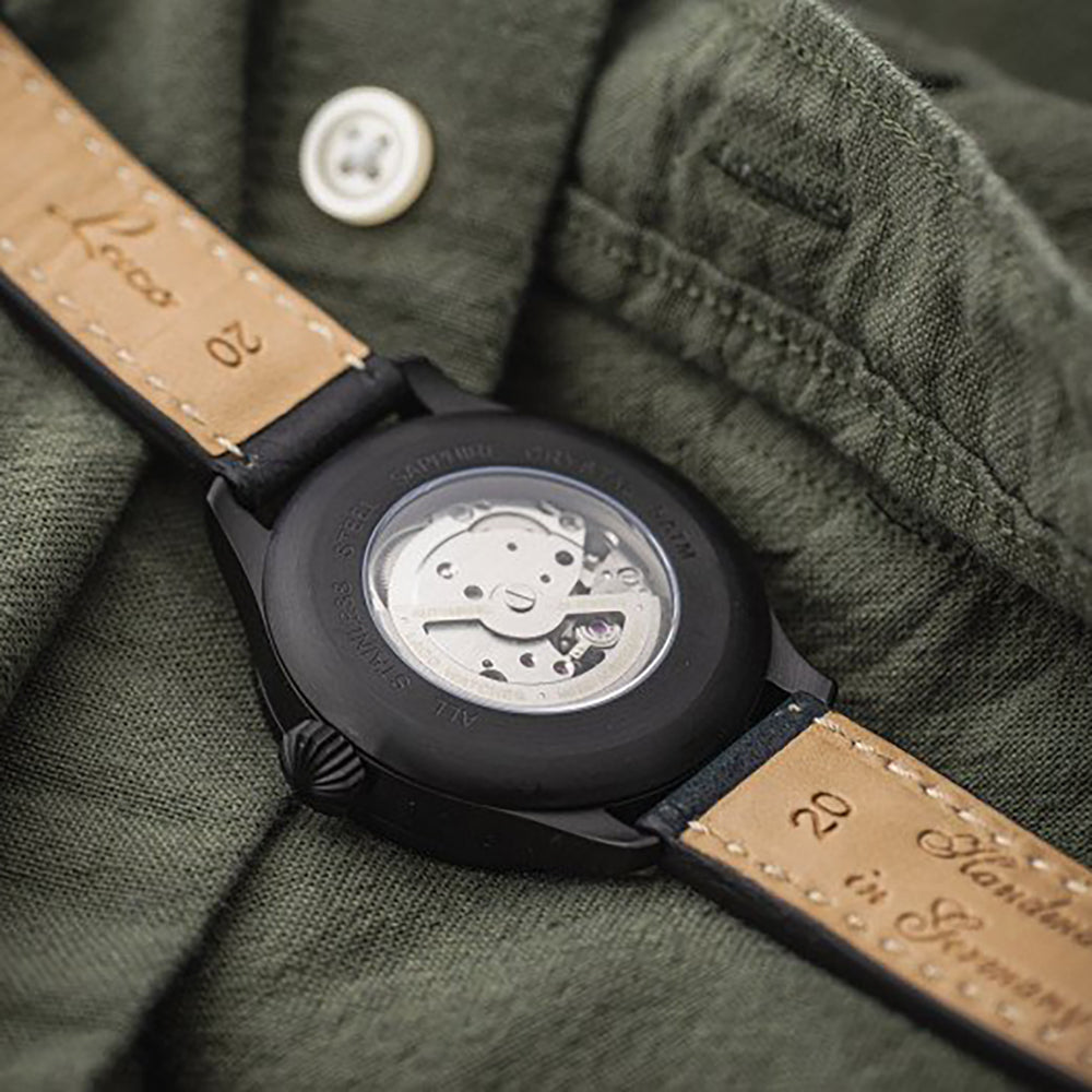 LACO PILOT WATCHES BASIC BIELEFELD 42 MM AUTOMATIC - Red Army Watches 