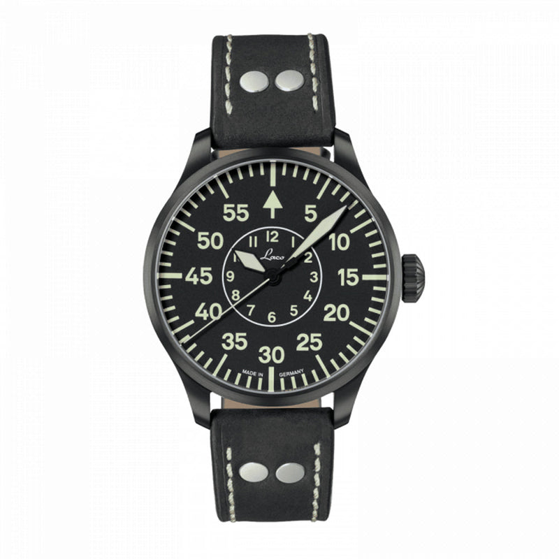 LACO PILOT WATCHES BASIC BIELEFELD 42 MM AUTOMATIC - Red Army Watches 
