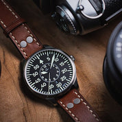 LACO PILOT WATCHES BASIC ZÜRICH 2 D 40 MM QUARTZ - Red Army Watches 