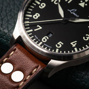 LACO PILOT WATCHES BASIC GENF 2 D 40 MM QUARTZ - Red Army Watches 