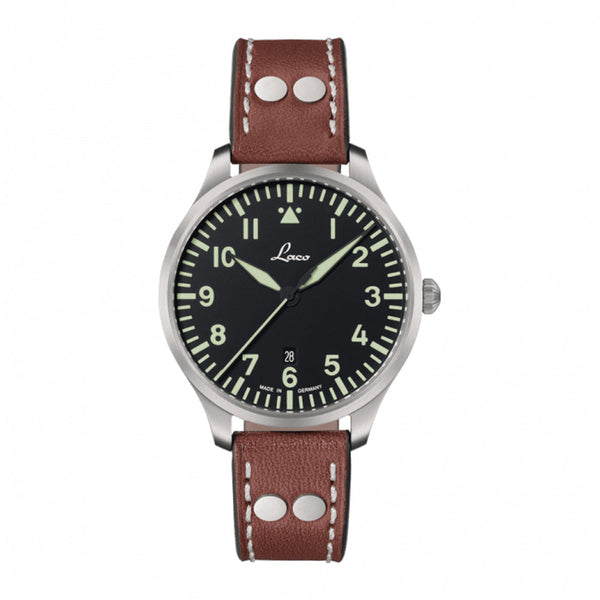 LACO PILOT WATCHES BASIC GENF 2 D 40 MM QUARTZ - Red Army Watches 