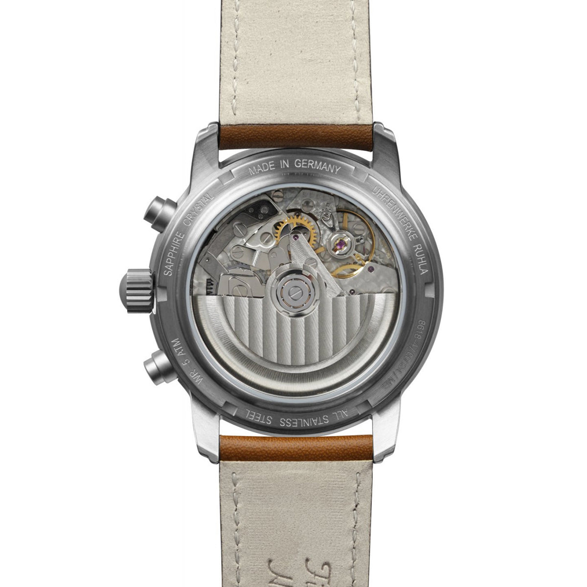 ZEPPELIN MEN'S AUTOMATIC CHRONOGRAPH WITH LEATHER STRAP - Red Army Watches 