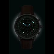 ZEPPELIN MEN'S AUTOMATIC CHRONOGRAPH WITH LEATHER STRAP - Red Army Watches 