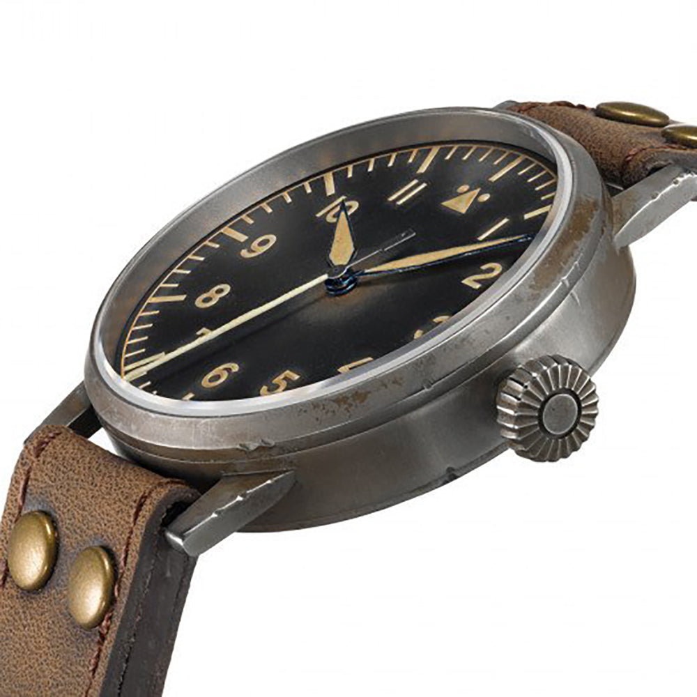 LACO PILOT WATCH ORIGINAL SAARBRÜCKEN ERBSTÜCK 45 MM AUTOMATIC - Red Army Watches 