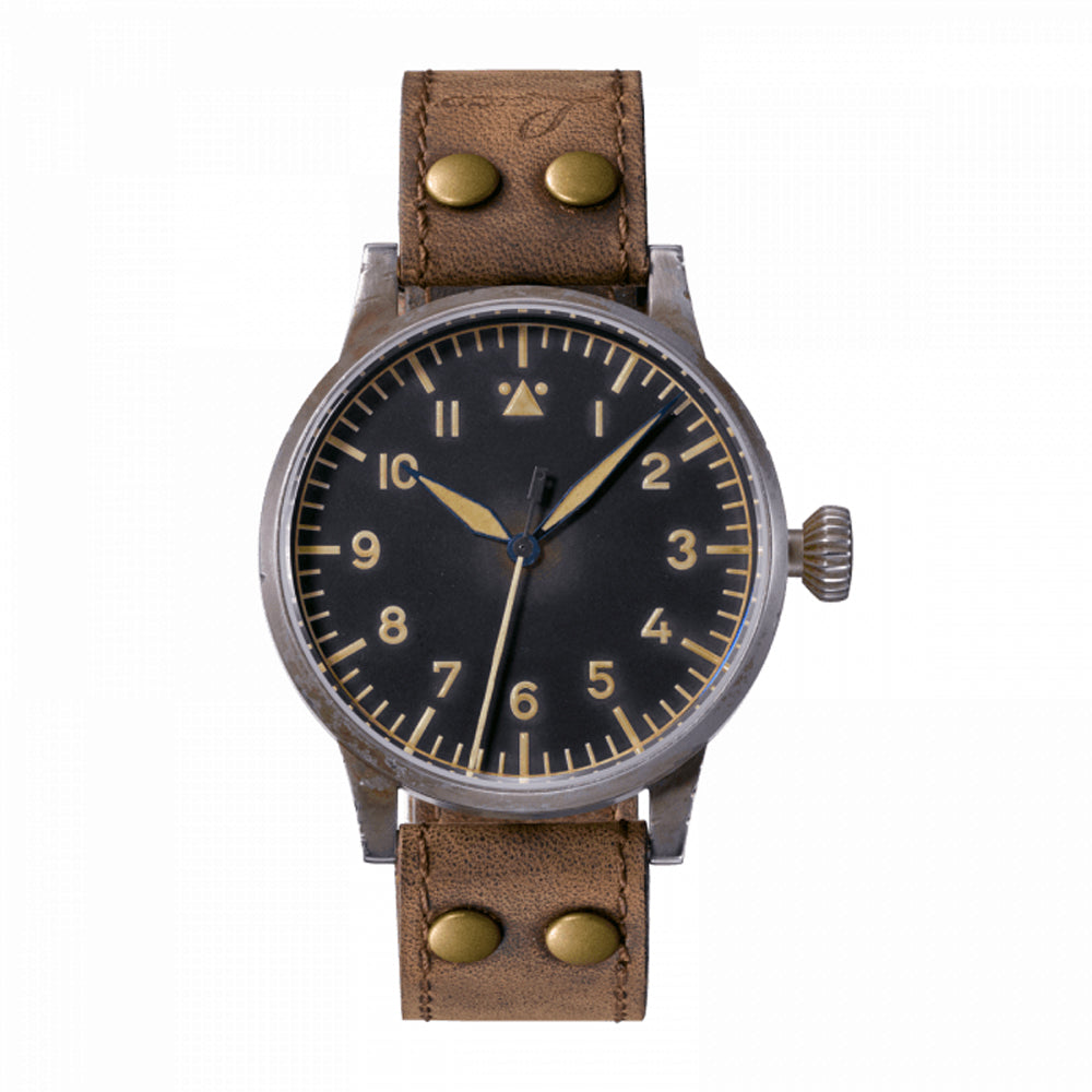 LACO PILOT WATCH ORIGINAL SAARBRÜCKEN ERBSTÜCK 45 MM AUTOMATIC - Red Army Watches 