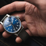 LACO PILOT WATCH ORIGINAL MÜNSTER BLAUE STUNDE 42 MM AUTOMATIC - Red Army Watches 