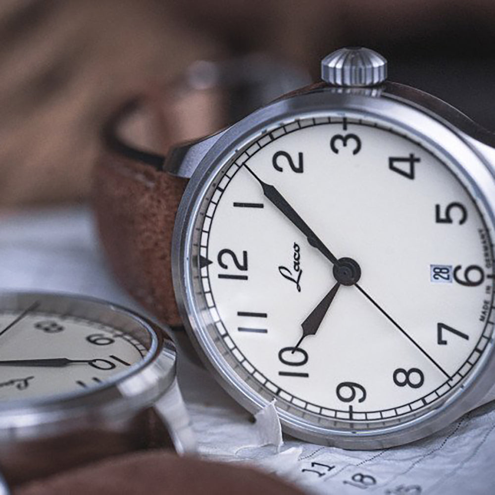 LACO NAVY WATCHES VALENCIA 39 MM AUTOMATIC - Red Army Watches 
