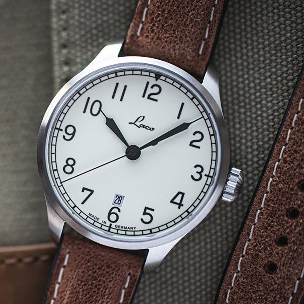 LACO NAVY WATCHES VALENCIA 39 MM AUTOMATIC - Red Army Watches 