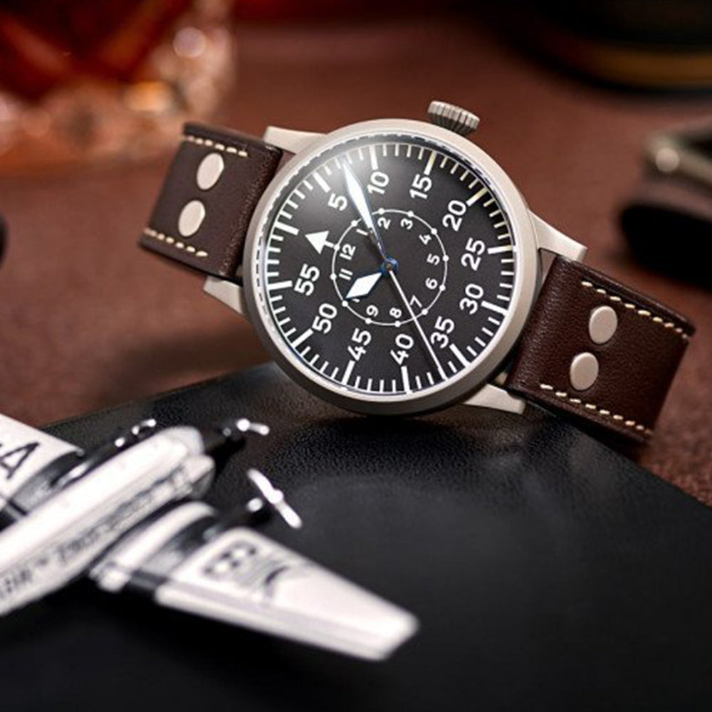 LACO PILOT WATCH ORIGINAL KEMPTEN 39 MM HANDWINDING - Red Army Watches 