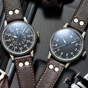 LACO PILOT WATCH ORIGINAL HEIDELBERG 39 MM AUTOMATIC - Red Army Watches 