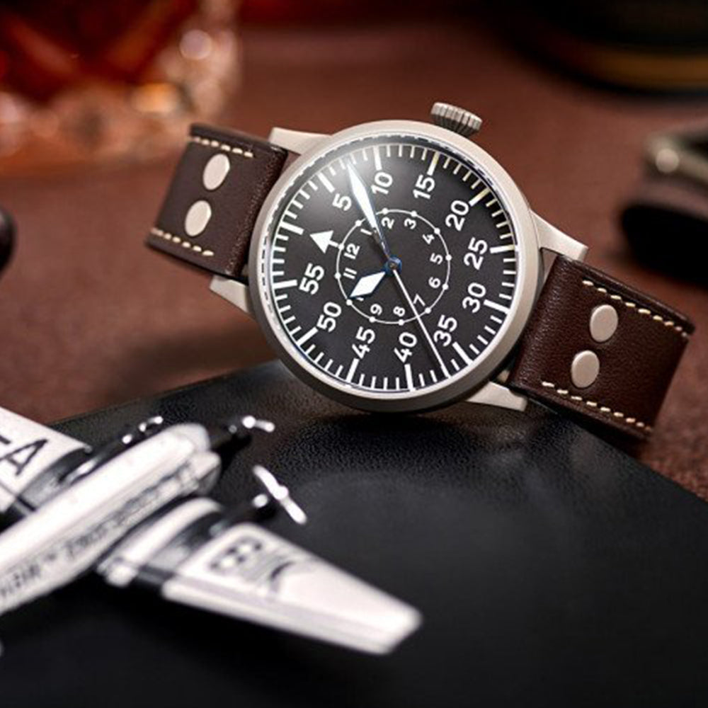 LACO PILOT WATCH ORIGINAL SPEYER 39 MM AUTOMATIC - Red Army Watches 