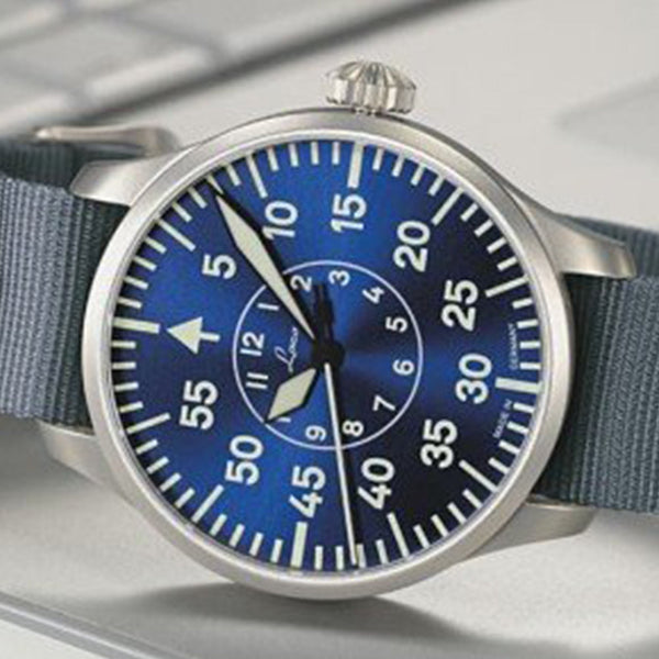 LACO PILOT WATCHES BASIC AACHEN BLAUE STUNDE 42 MM AUTOMATIC - Red Army Watches 