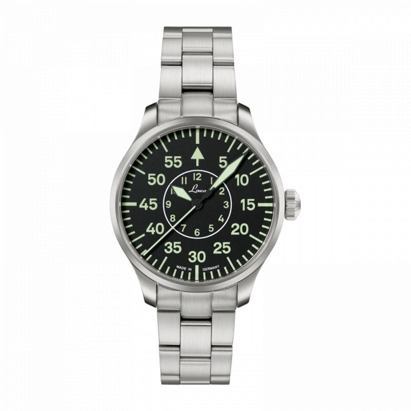 LACO PILOT WATCHES BASIC AACHEN MB 39 MM AUTOMATIC - Red Army Watches 