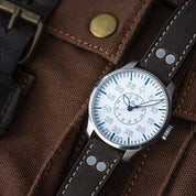 LACO PILOT WATCHES BASIC AACHEN POLAR 42 MM AUTOMATIC - Red Army Watches 