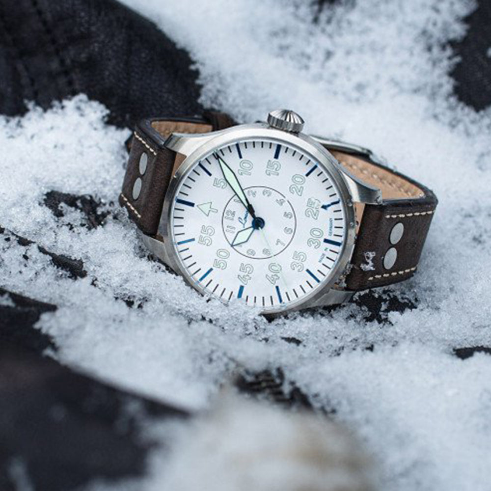 LACO PILOT WATCHES BASIC AACHEN POLAR 42 MM AUTOMATIC - Red Army Watches 
