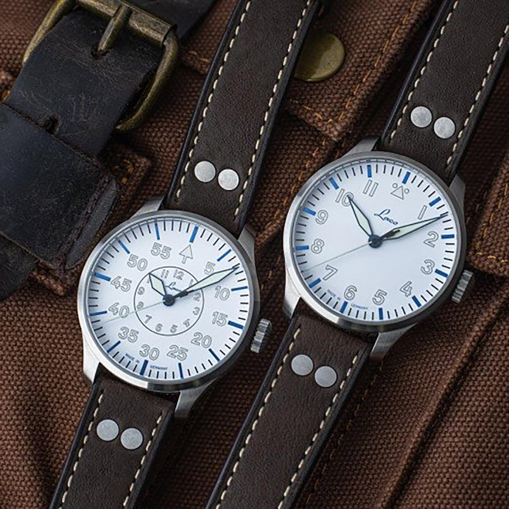 LACO PILOT WATCHES BASIC AACHEN POLAR 42 MM AUTOMATIC - Red Army Watches 