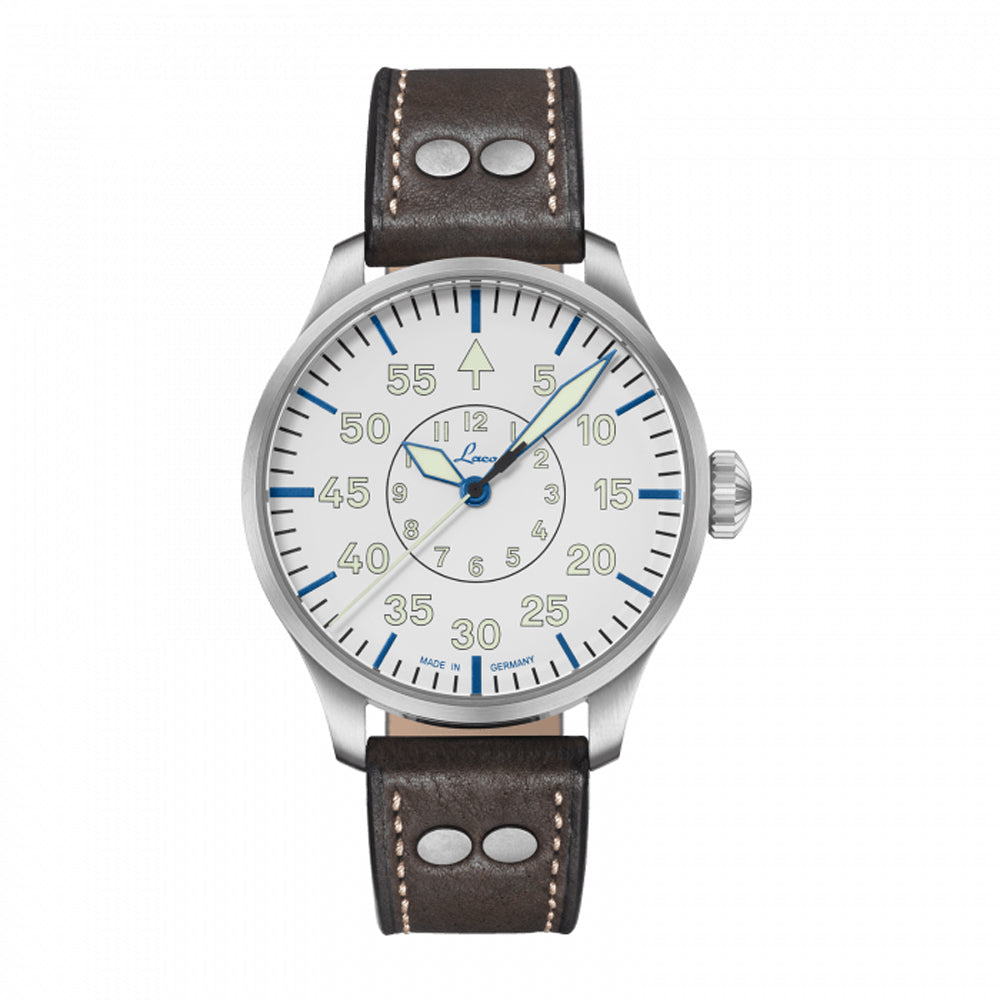 LACO PILOT WATCHES BASIC AACHEN POLAR 42 MM AUTOMATIC - Red Army Watches 