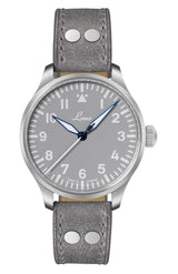 LACO PILOT WATCHES BASIC AUGSBURG GRAU 39 MM AUTOMATIC