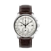 ZEPPELIN MEN'S QUARTZ CHRONOGRAPH WITH LEATHER STRAP - Red Army Watches 