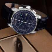 ZEPPELIN MEN'S QUARTZ CHRONOGRAPH WITH LEATHER STRAP - Red Army Watches 