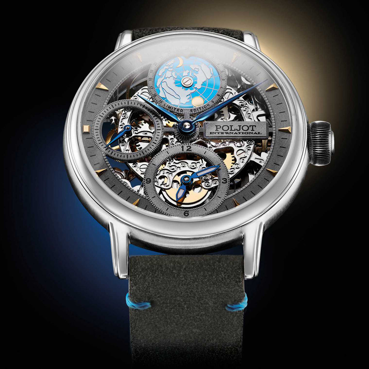 POLJOT INTERNATIONAL Globetrotter 9730.2940553 - Red Army Watches 