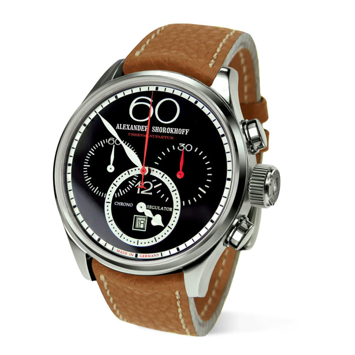 ALEXANDER SHOROKHOFF Chrono-Regulator AS.CR01-4 - Red Army Watches 