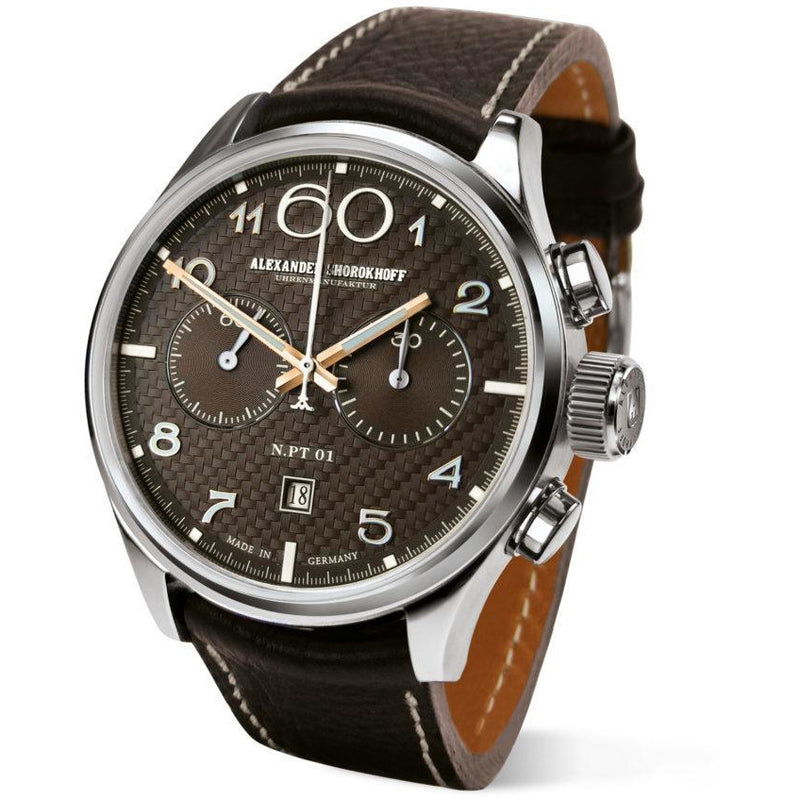 ALEXANDER SHOROKHOFF New Planet Brown Manual - Red Army Watches Malaysia
