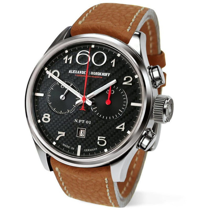 ALEXANDER SHOROKHOFF New Planet Black Manual - Red Army Watches Malaysia