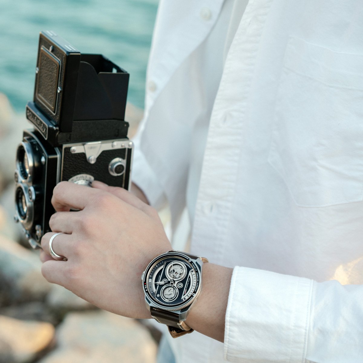 TACS ATL TS2002A - Modern Silver - Red Army Watches 