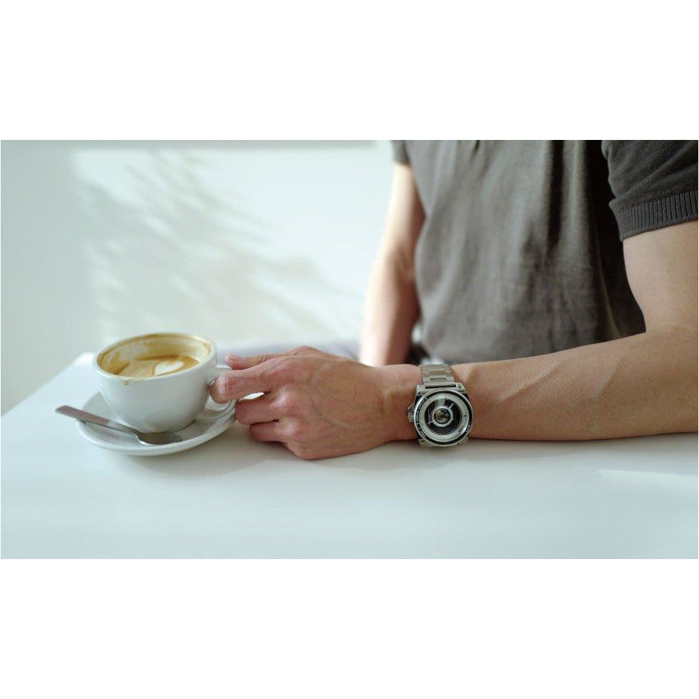 TACS Automatic Vintage Lens II - Shutter Silver - Red Army Watches 