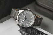 LACO PILOT WATCHES BASIC AUGSBURG GRAU 42 MM AUTOMATIC - Red Army Watches 