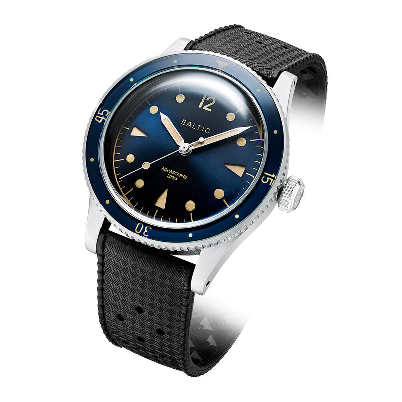 BALTIC AQUASCAPHE CLASSIC BLUE GILT - Red Army Watches