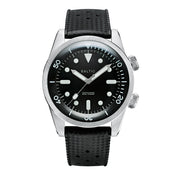 BALTIC AQUASCAPHE DUAL-CROWN BLACK - Red Army Watches