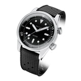 BALTIC AQUASCAPHE DUAL-CROWN BLACK - Red Army Watches