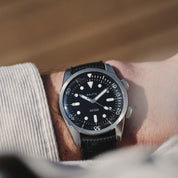 BALTIC AQUASCAPHE DUAL-CROWN BLACK - Red Army Watches