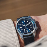 BALTIC AQUASCAPHE DUAL-CROWN BLUE - Red Army Watches