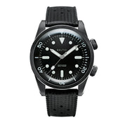 BALTIC AQUASCAPHE DUAL-CROWN PVD BLACK - Red Army Watches